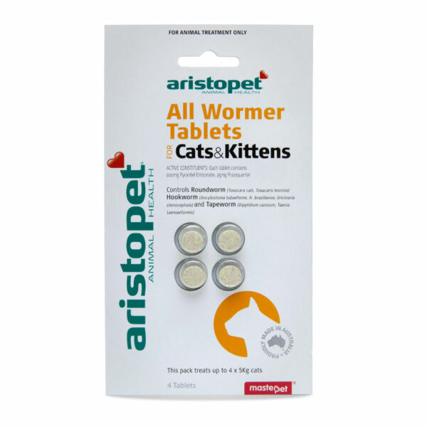 Aristopet All Wormer for Cats and Kittens - 4 Tablets