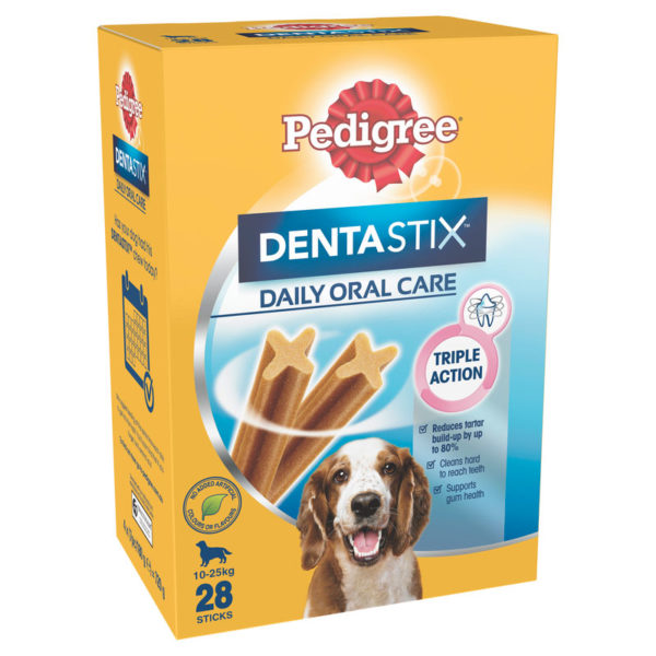 Pedigree DentaStix Dental Treats for Medium Dogs - 28 Pack
