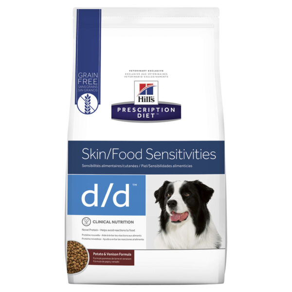 Hills Prescription Diet Canine d/d Skin/Food Sensitivities Potato & Venison Formula 7.98kg