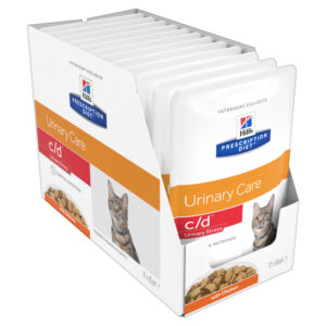 Hills Prescription Diet Feline c/d Urinary Stress 85g x 12 Pouches