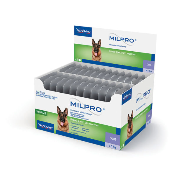 MILPRO Allwormer Tablets for Cats - 48 Tablets