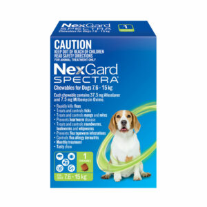 NexGard Spectra Green Chew for Medium Dogs (7.6-15kg) - Single